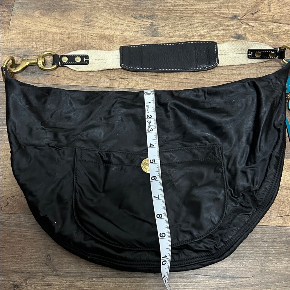 Coach Vintage Black Hobo Bag with Gold Accents - Picture 11 of 11